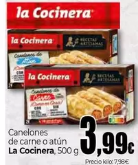 Oferta de La Cocinera - Canelones De Carne O Atun por 3,99€ en Unide Market