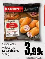 Oferta de La Cocinera - Croquetas Artesanas por 3,99€ en Unide Market