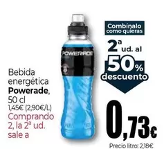 Oferta de Powerade - Bebida Energetica por 1,45€ en Unide Market