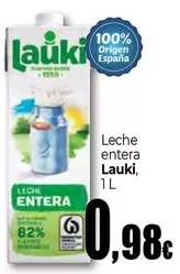 Oferta de Lauki - Leche Entera por 0,98€ en Unide Market