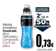 Oferta de Powerade - Bebida Energetica por 1,45€ en Unide Market