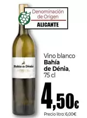 Oferta de Bahía De Dénia - Vino Blanco por 4,5€ en Unide Market