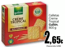 Oferta de Gullón - Galletas Creme Tropical por 2,65€ en UNIDE Alimentación