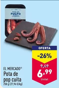 Oferta de El Mercado - Pota De Pop Cuita por 6,99€ en ALDI