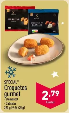 Oferta de Special - Croquetes Gurmet por 2,79€ en ALDI