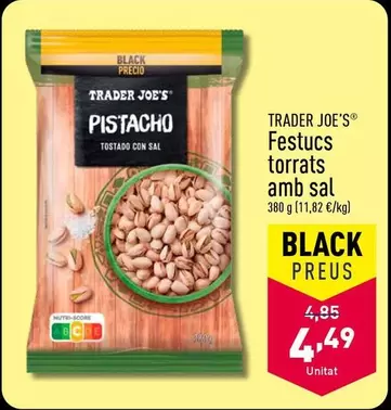 Oferta de Trader Joe´s - Festucs Torrats Amb Sal por 4,49€ en ALDI