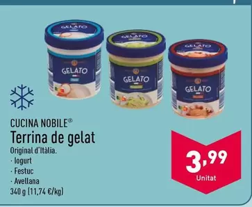 Oferta de Cucina Nobile - Terrina De Gelato por 3,99€ en ALDI