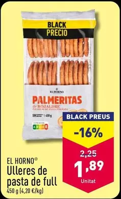 Oferta de El Horno - Ulleres De Pasta De Full por 1,89€ en ALDI