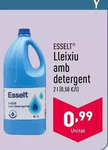 Oferta de Esselt - Lleixiu Amb Detergent por 0,99€ en ALDI