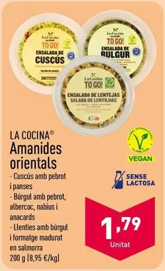 Oferta de La Cocina - Amanides Orientals por 1,79€ en ALDI