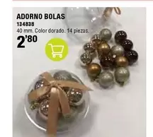 Oferta de Adorno Bolas por 2,8€ en ferrOkey