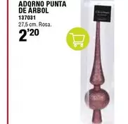 Oferta de Adorno Punta De Arbol por 2,2€ en ferrOkey