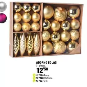 Oferta de Oro - Adorno Bolas por 12,5€ en ferrOkey