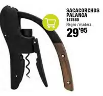 Oferta de Sacacorchos Palanca por 29,95€ en ferrOkey