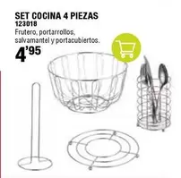 Oferta de Set Cocina 4 Piezas por 4,95€ en ferrOkey