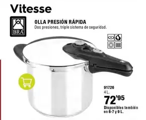 Oferta de Vitesse - Olla Presion Rapida por 72,95€ en ferrOkey