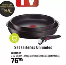 Oferta de Set Sartenes Unlimited por 76,95€ en ferrOkey