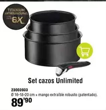 Oferta de Mango - Set Cazos Unlimited por 89,9€ en ferrOkey