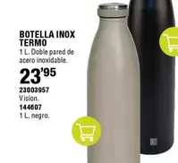 Oferta de Visión - Botella Inox Termo por 23,95€ en ferrOkey