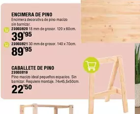 Oferta de Caballete De Pino por 22,5€ en ferrOkey