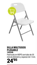 Oferta de Silla Multiusos Plegable por 24,95€ en ferrOkey