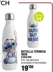 Oferta de Botella Termica Inox por 19,5€ en ferrOkey