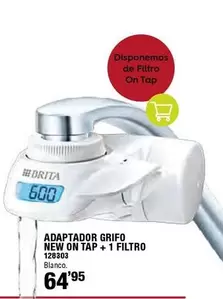 Oferta de Blanco - Adaptador Grifo New On Tap + 1 Filtro por 64,95€ en ferrOkey