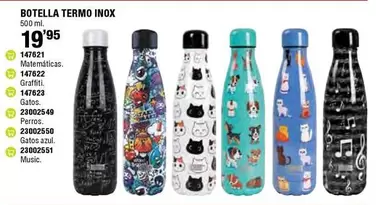 Oferta de Graffiti - Botella Termo Inox por 19,95€ en ferrOkey