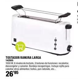 Oferta de Botones - Tostador Ranura Larga por 26,95€ en ferrOkey