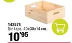 Oferta de Cajas Multiusos De Pino por 10,95€ en ferrOkey