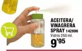 Oferta de Aceitera/Vinagrera Spray por 9,95€ en ferrOkey