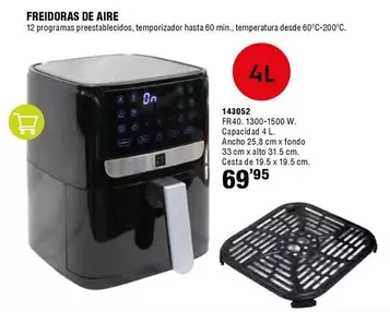 Oferta de Freidoras De Aire por 69,95€ en ferrOkey