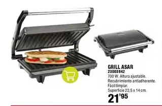 Oferta de Asar - Grill por 21,95€ en ferrOkey