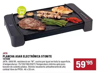 Oferta de Jata - Plancha Asar Electrónica Stonete por 59,95€ en ferrOkey