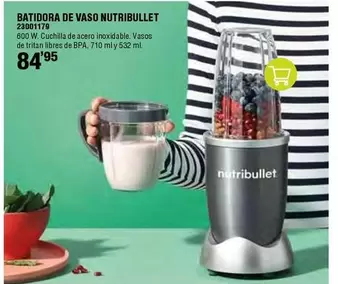 Oferta de Batidore De Vaso Nutribullet por 84,95€ en ferrOkey