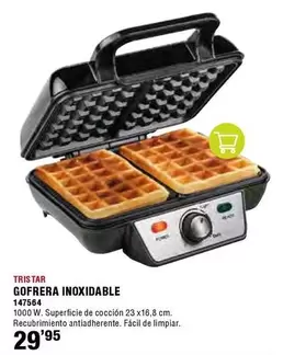 Oferta de Tristar - Gofrera Inoxidable por 29,95€ en ferrOkey