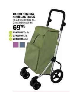 Oferta de Carro Compra 4 Ruedas Truck por 69,95€ en ferrOkey