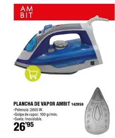 Oferta de Ambit - Plancha De Vapor por 26,95€ en ferrOkey