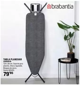 Oferta de Brabantia - Tabla Planchar por 79,95€ en ferrOkey