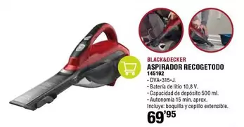 Oferta de Black & Decker - Aspirador Recogetodo por 69,95€ en ferrOkey