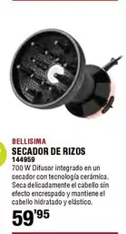 Oferta de Bellisima - Secador De Rizos por 59,95€ en ferrOkey