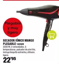 Oferta de Mango - Secador Ionico Mango por 22,95€ en ferrOkey