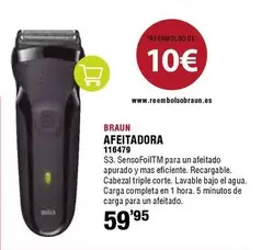 Oferta de Braun - Afeitadora por 59,95€ en ferrOkey