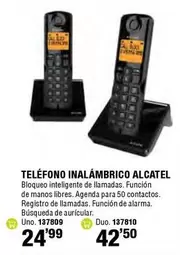 Oferta de Alcatel - Telefono Inalámbrico por 24,99€ en ferrOkey