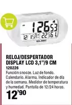 Oferta de Display - Reloj/despertador Lcd por 12,9€ en ferrOkey