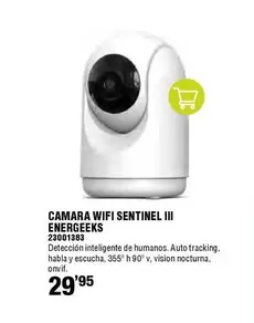 Oferta de Wifi - Camara Wifi Sentinel III Energeeks por 29,95€ en ferrOkey