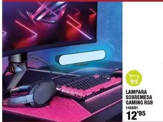 Oferta de Gaming - Lampara Sobremesa Gaming Rgb por 12,95€ en ferrOkey