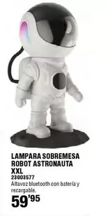 Oferta de Lampara Sorremesa Robot Astronauta XXL por 59,95€ en ferrOkey