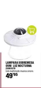 Oferta de Lampara Sobremesa Ovini Luz Nocturna por 49,95€ en ferrOkey