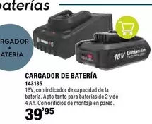 Oferta de Cargador De Batería por 39,95€ en ferrOkey